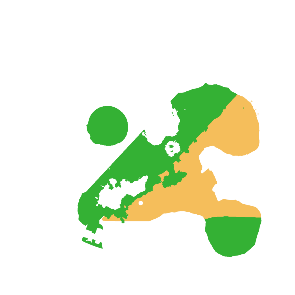 Biome Rust Map: Procedural Map, Size: 2000, Seed: 842161744