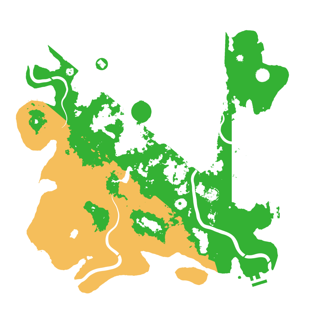 Biome Rust Map: Procedural Map, Size: 4050, Seed: 790852874