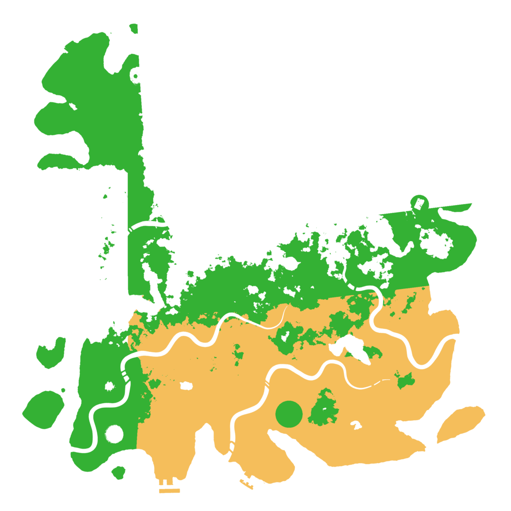 Biome Rust Map: Procedural Map, Size: 5000, Seed: 175346739