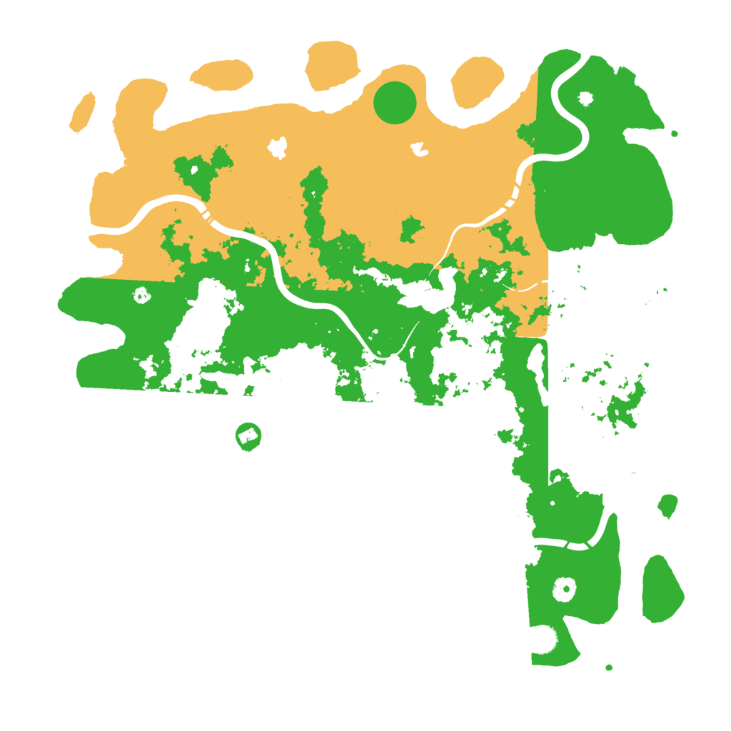 Biome Rust Map: Procedural Map, Size: 4500, Seed: 1070596442