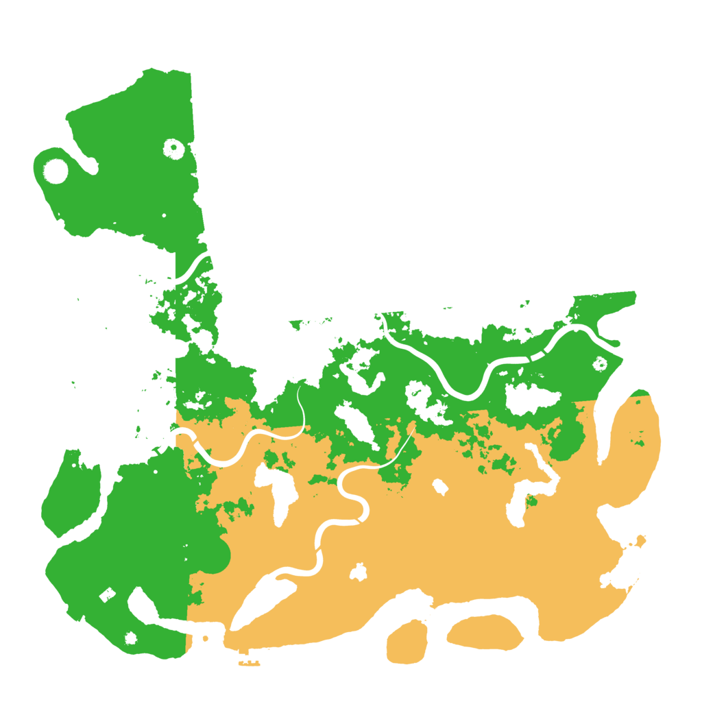Biome Rust Map: Procedural Map, Size: 5000, Seed: 943310789