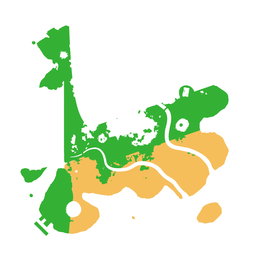 Biome Rust Map: Procedural Map, Size: 3000, Seed: 2057456149