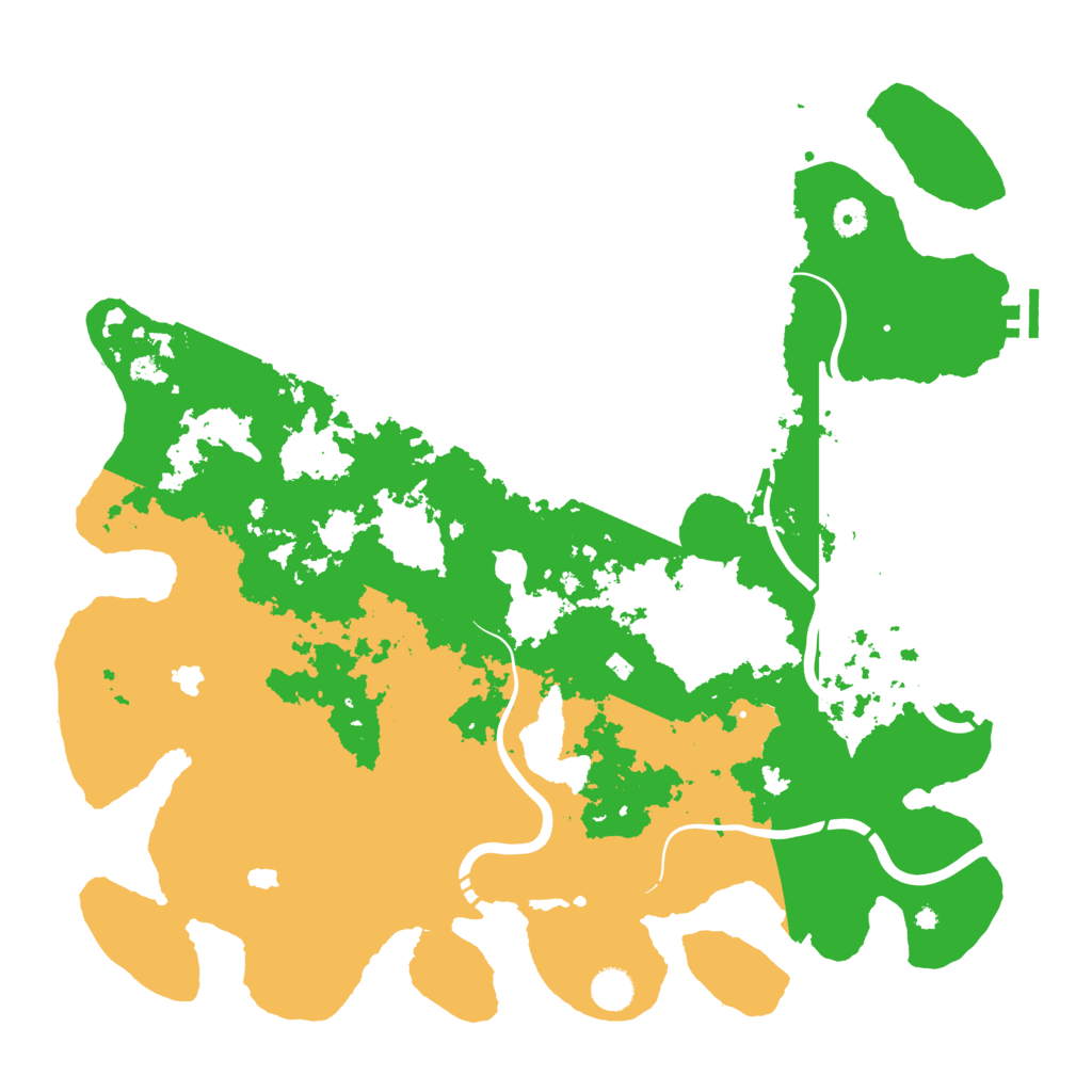 Biome Rust Map: Procedural Map, Size: 4500, Seed: 1961794048