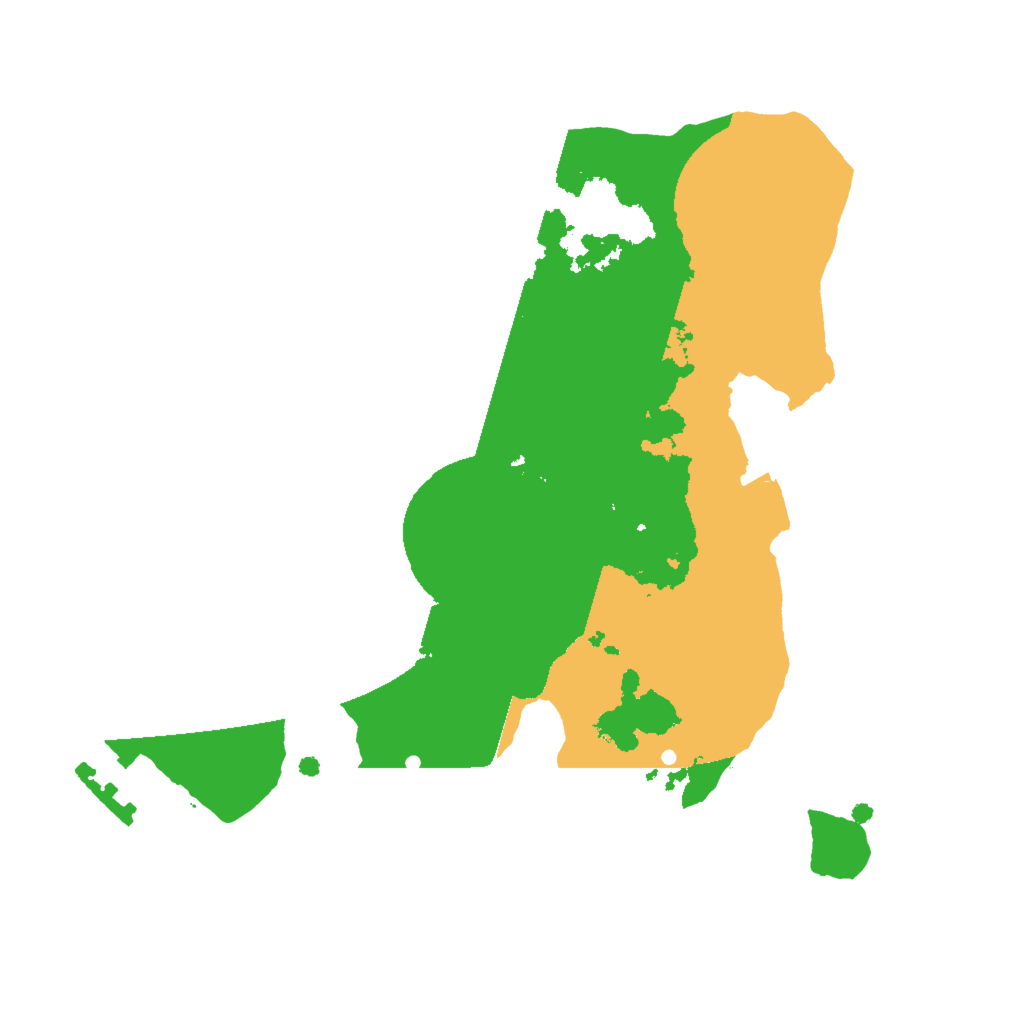 Biome Rust Map: Procedural Map, Size: 2000, Seed: 627898903