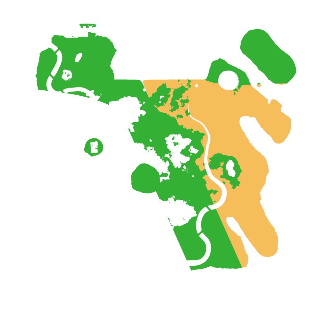 Biome Rust Map: Procedural Map, Size: 3000, Seed: 781947169