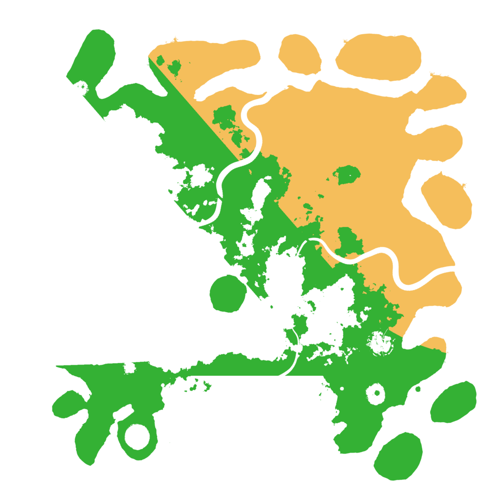 Biome Rust Map: Procedural Map, Size: 3750, Seed: 10086