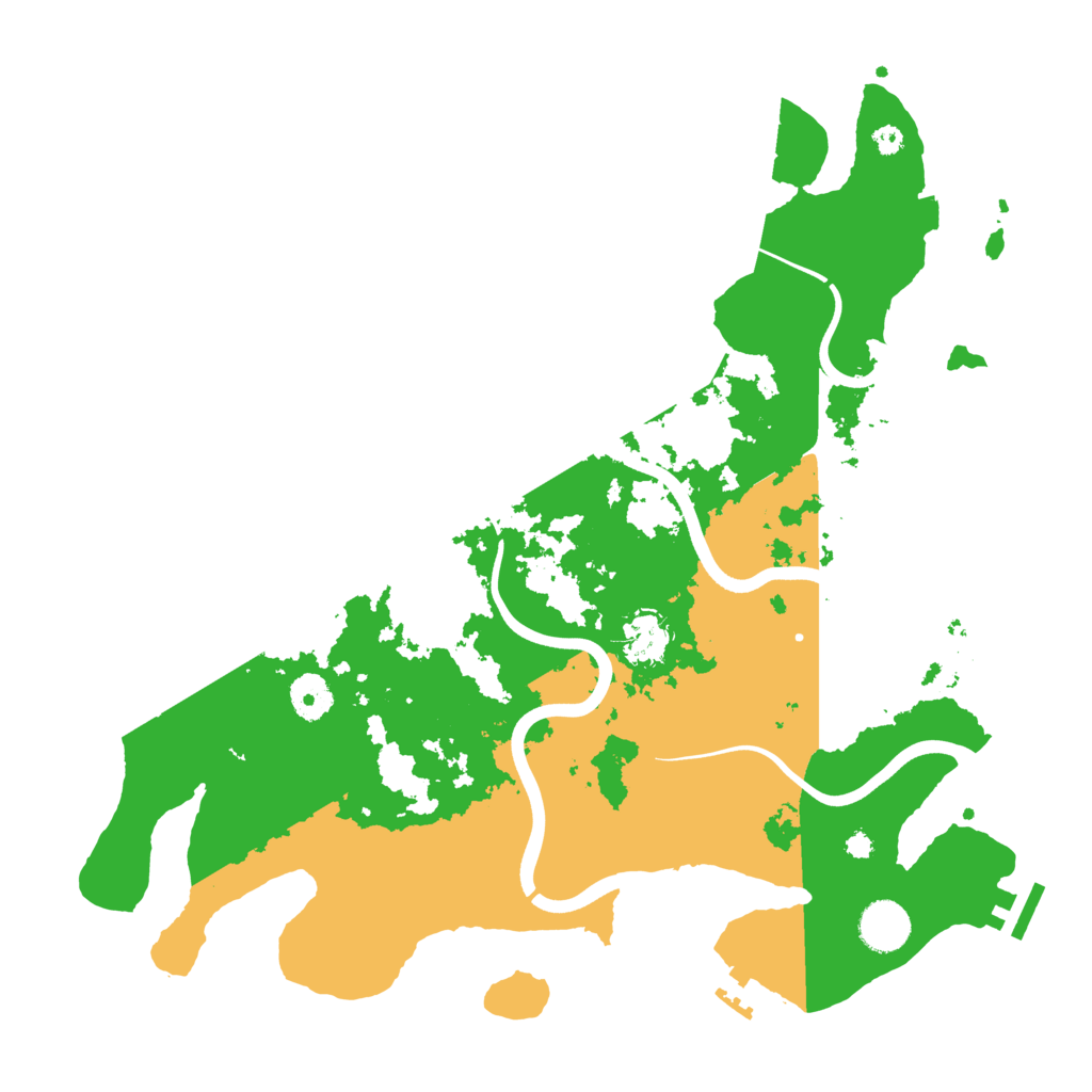 Biome Rust Map: Procedural Map, Size: 3750, Seed: 1078538955