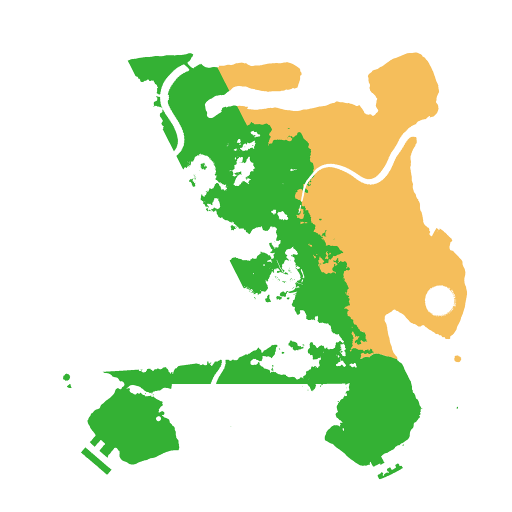 Biome Rust Map: Procedural Map, Size: 3000, Seed: 19178344