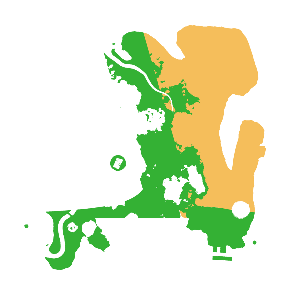 Biome Rust Map: Procedural Map, Size: 3000, Seed: 74828