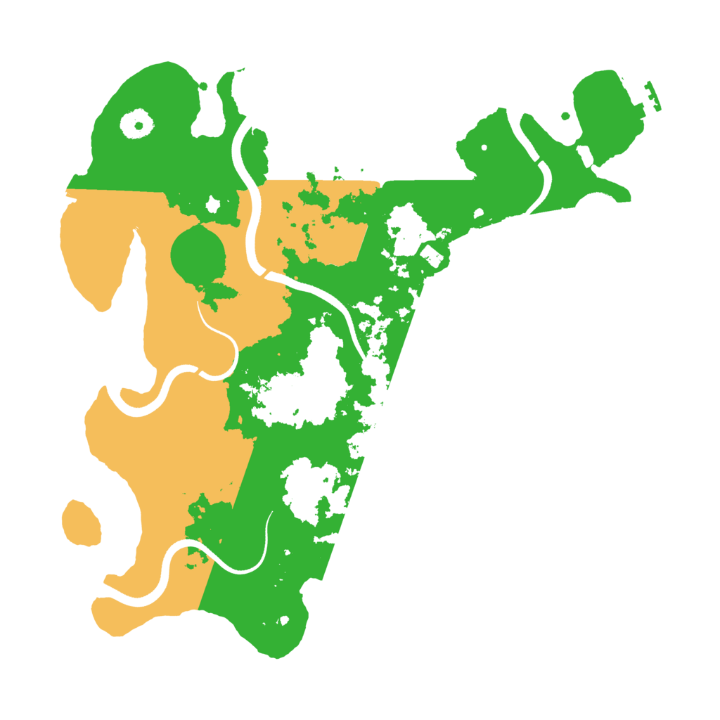 Biome Rust Map: Procedural Map, Size: 3500, Seed: 1483242784