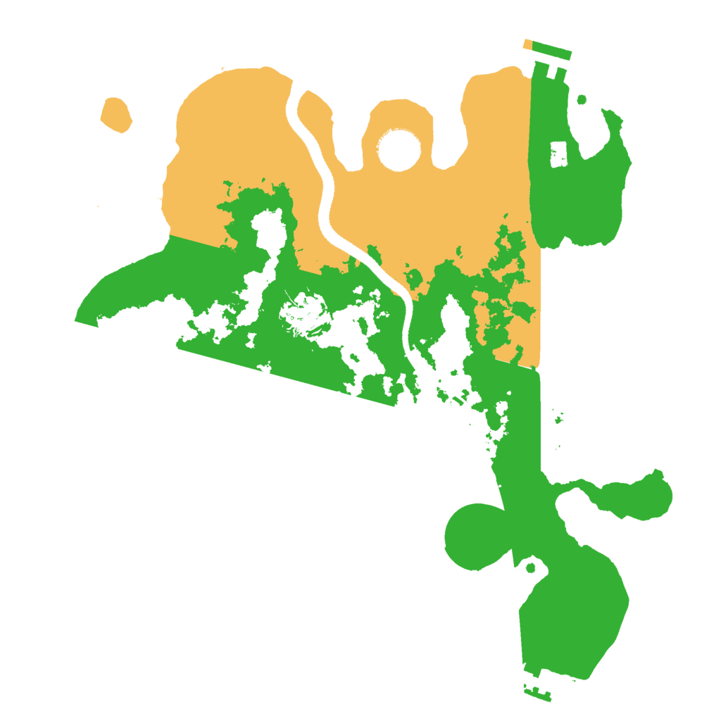 Biome Rust Map: Procedural Map, Size: 3000, Seed: 460595