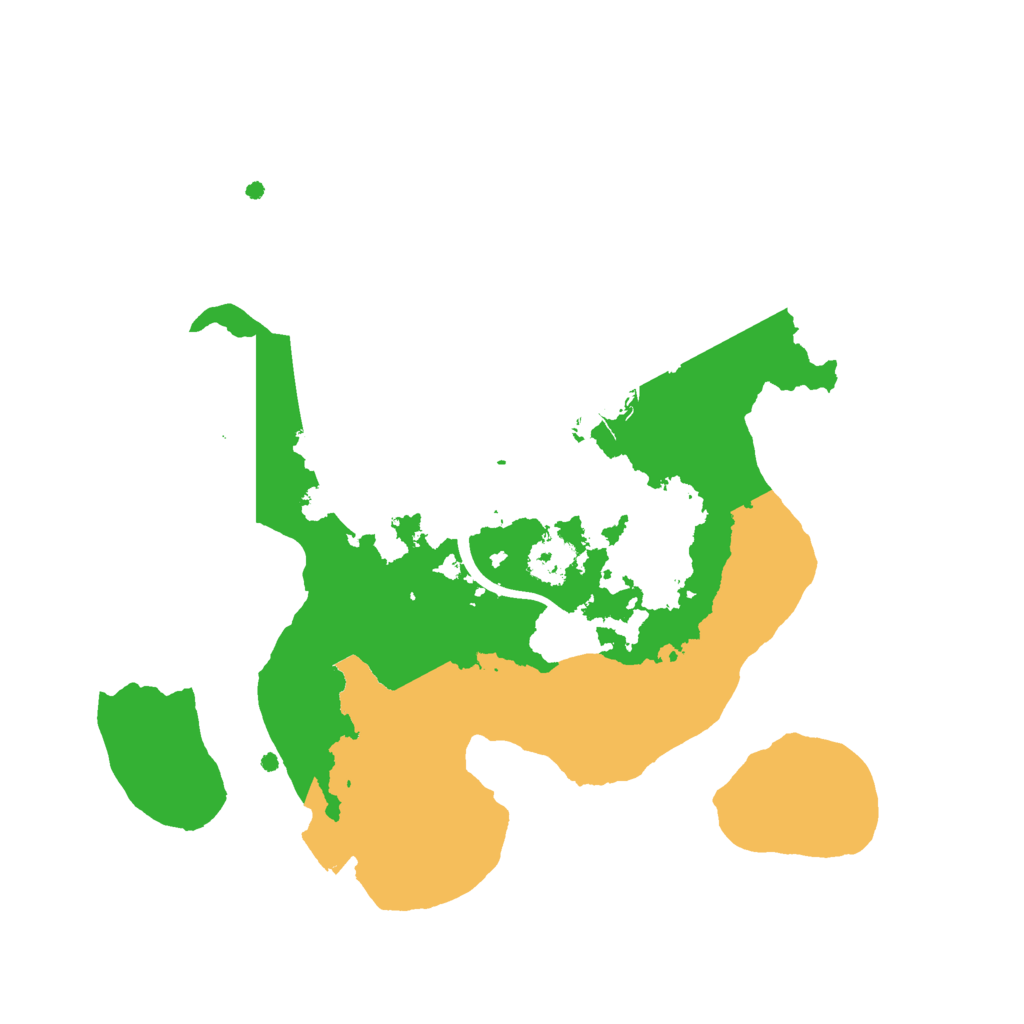 Biome Rust Map: Procedural Map, Size: 2250, Seed: 42314145
