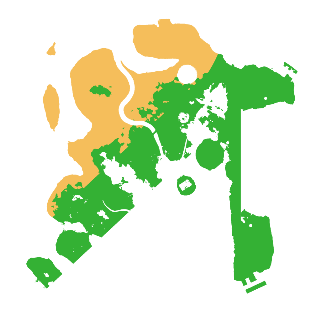 Biome Rust Map: Procedural Map, Size: 3000, Seed: 11715
