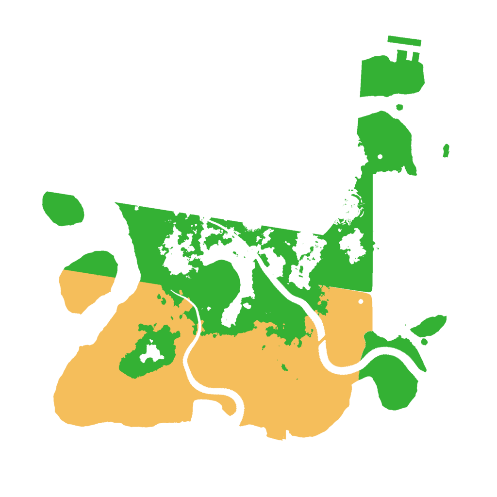 Biome Rust Map: Procedural Map, Size: 3000, Seed: 2015764637