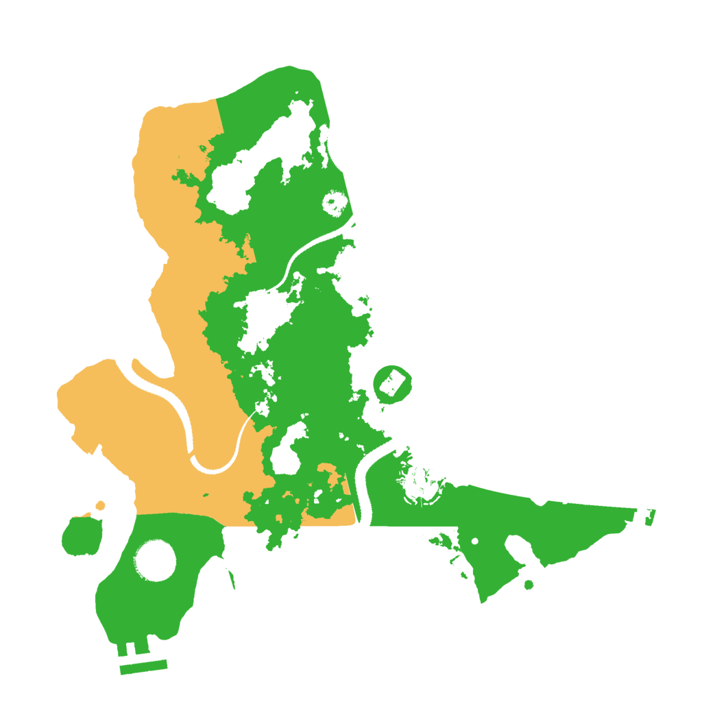 Biome Rust Map: Procedural Map, Size: 3000, Seed: 56000