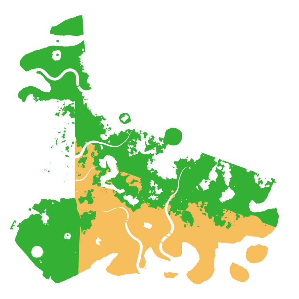 Biome Rust Map: Procedural Map, Size: 4500, Seed: 529350964