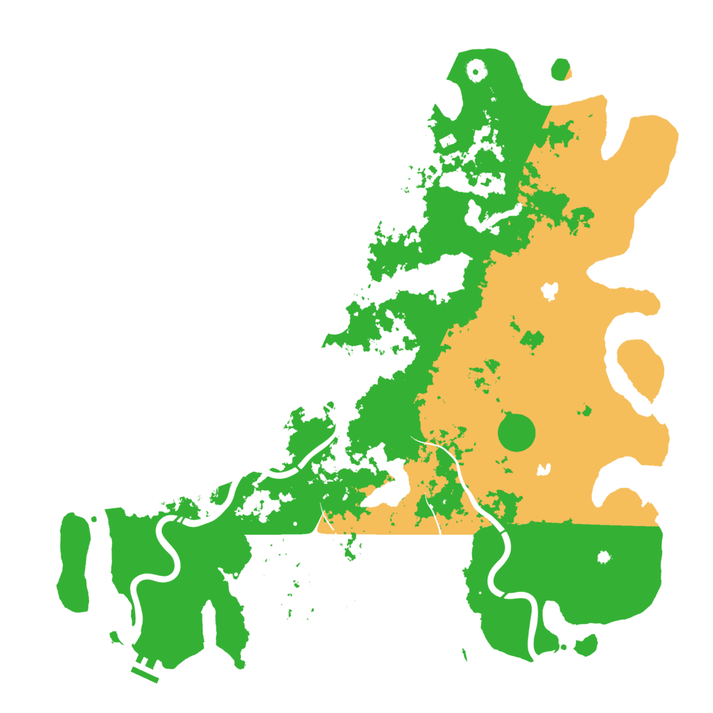Biome Rust Map: Procedural Map, Size: 5000, Seed: 9042026