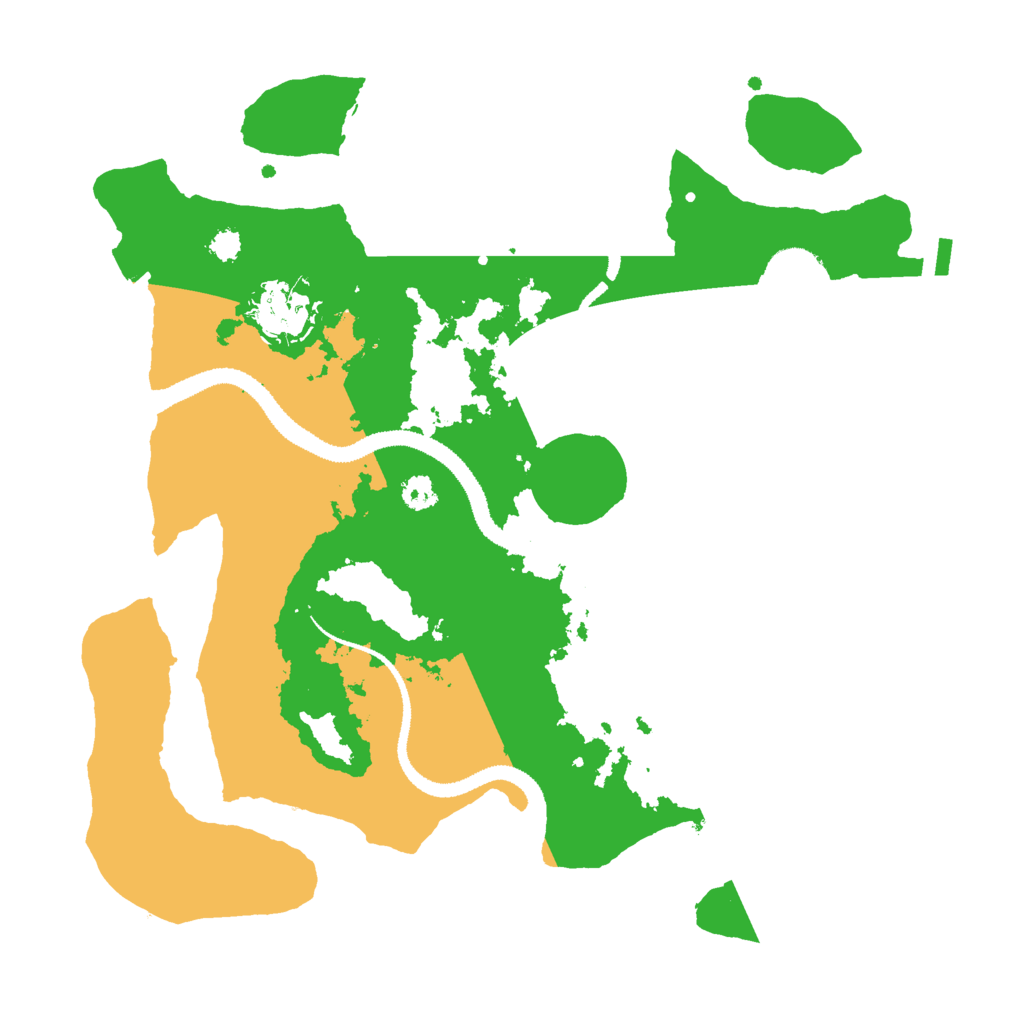 Biome Rust Map: Procedural Map, Size: 3000, Seed: 1578946321