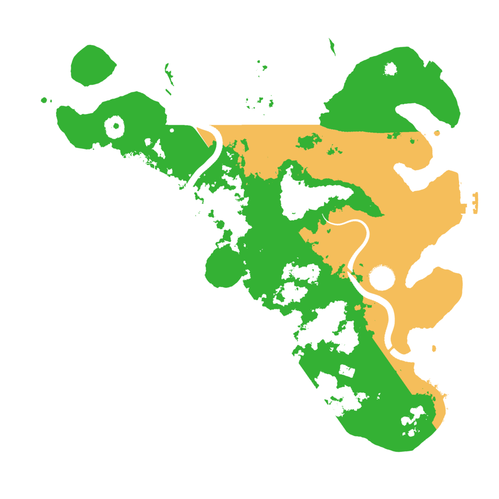 Biome Rust Map: Procedural Map, Size: 3500, Seed: 1947218805