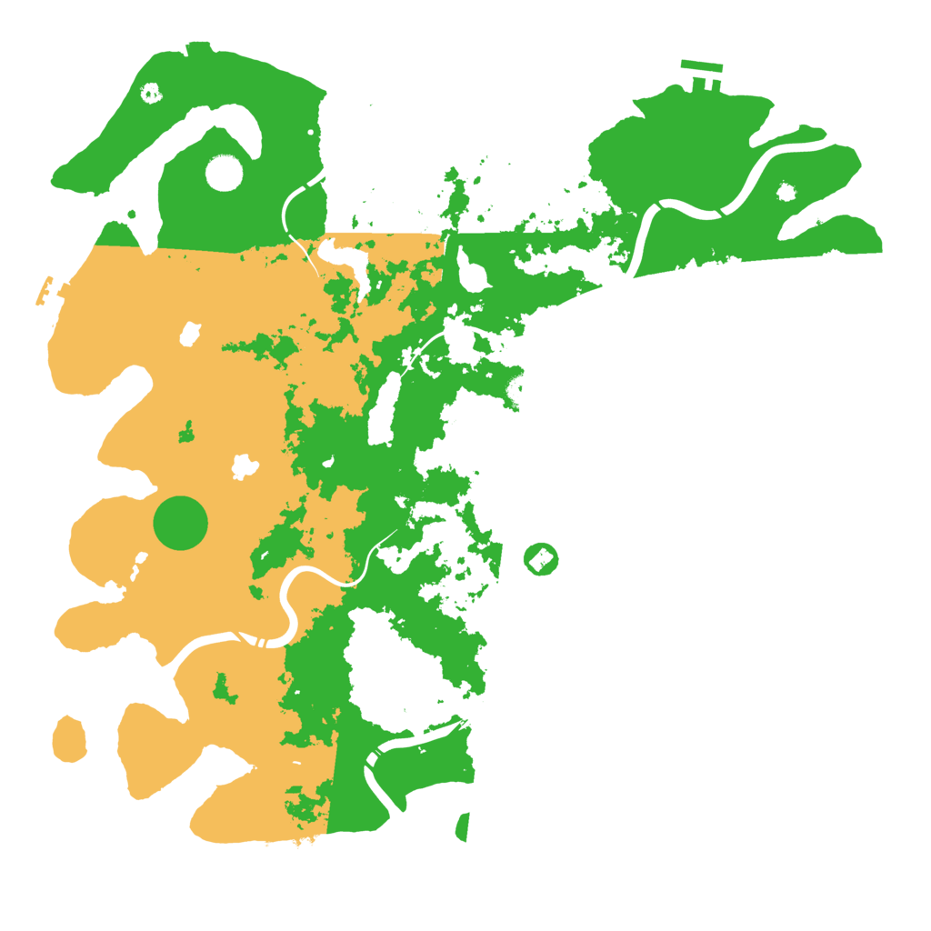 Biome Rust Map: Procedural Map, Size: 4500, Seed: 275554995