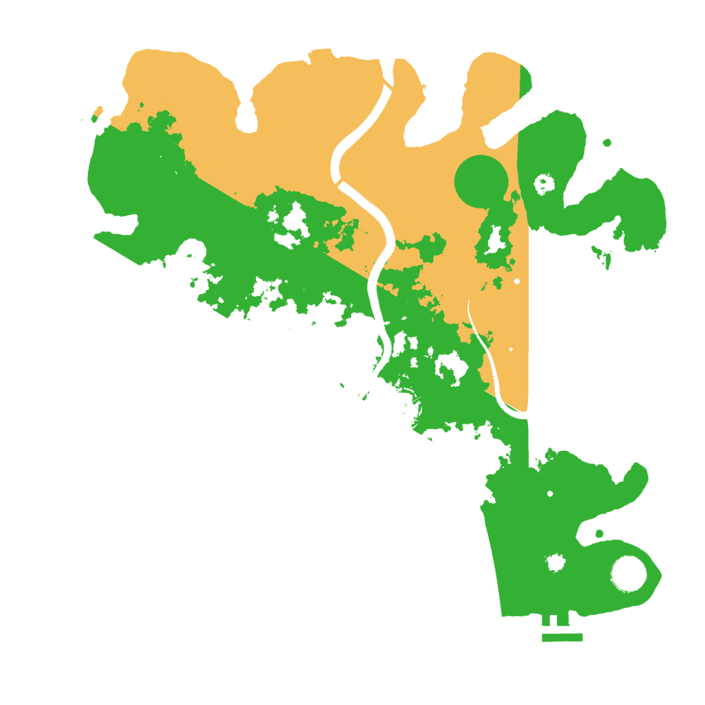 Biome Rust Map: Procedural Map, Size: 3500, Seed: 1444992865