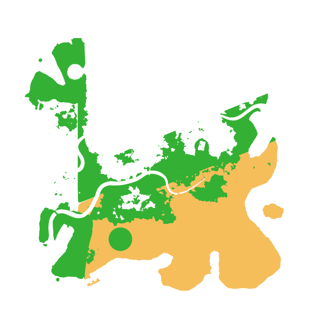 Biome Rust Map: Procedural Map, Size: 3500, Seed: 435654
