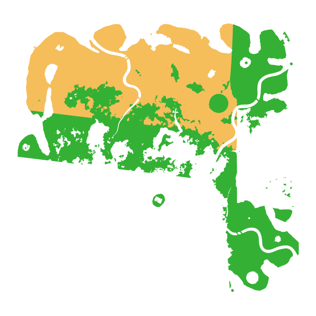 Biome Rust Map: Procedural Map, Size: 4500, Seed: 599473896
