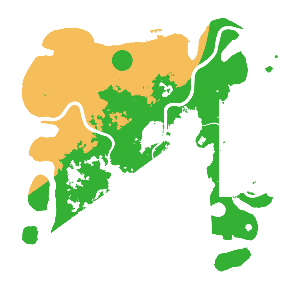 Biome Rust Map: Procedural Map, Size: 3750, Seed: 152627316