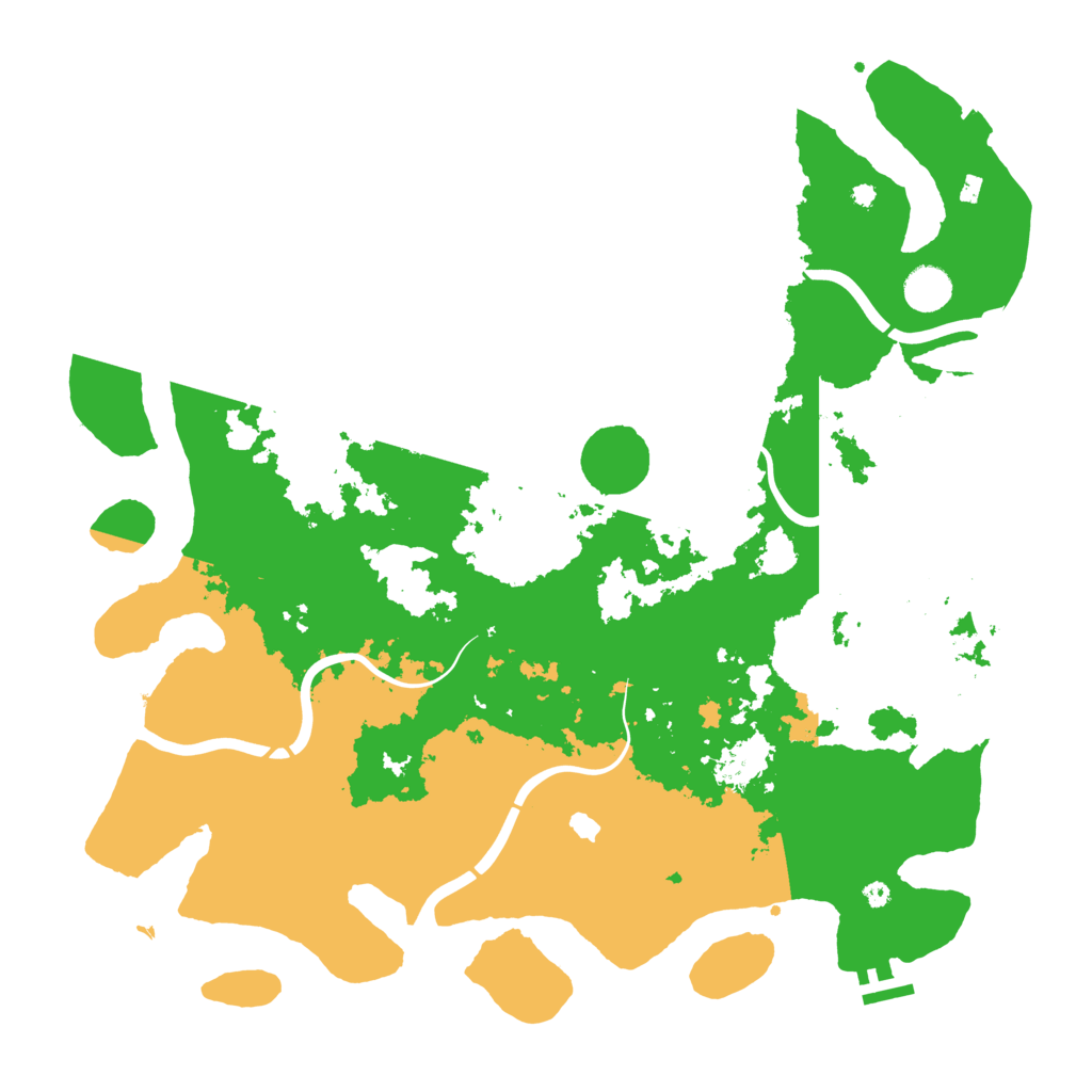 Biome Rust Map: Procedural Map, Size: 4250, Seed: 1346605988