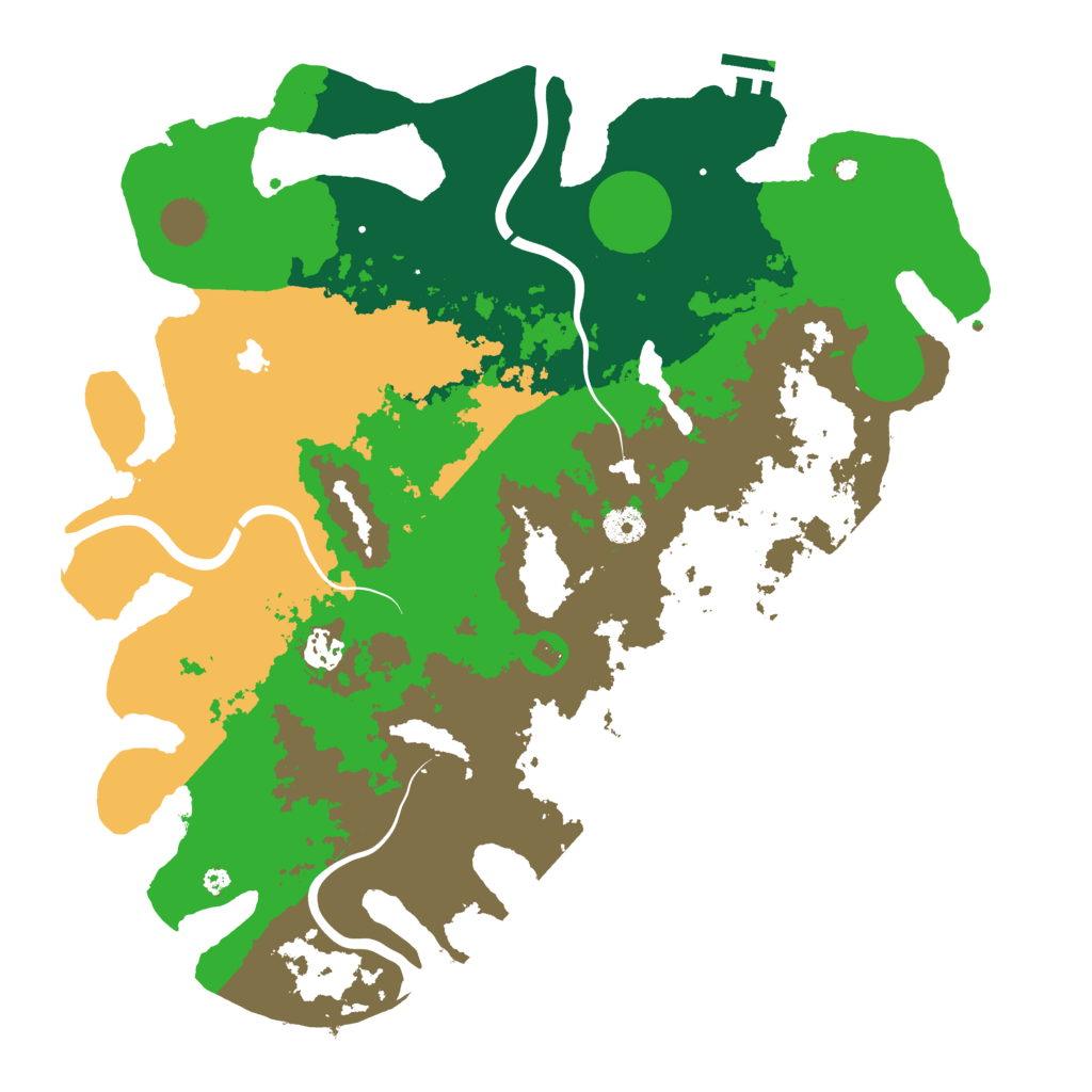 Biome Rust Map: Procedural Map, Size: 4096, Seed: 979216819