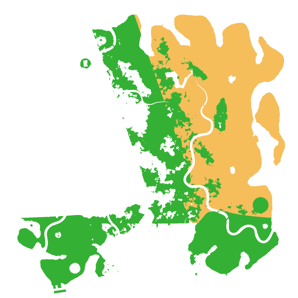 Biome Rust Map: Procedural Map, Size: 5000, Seed: 712456466