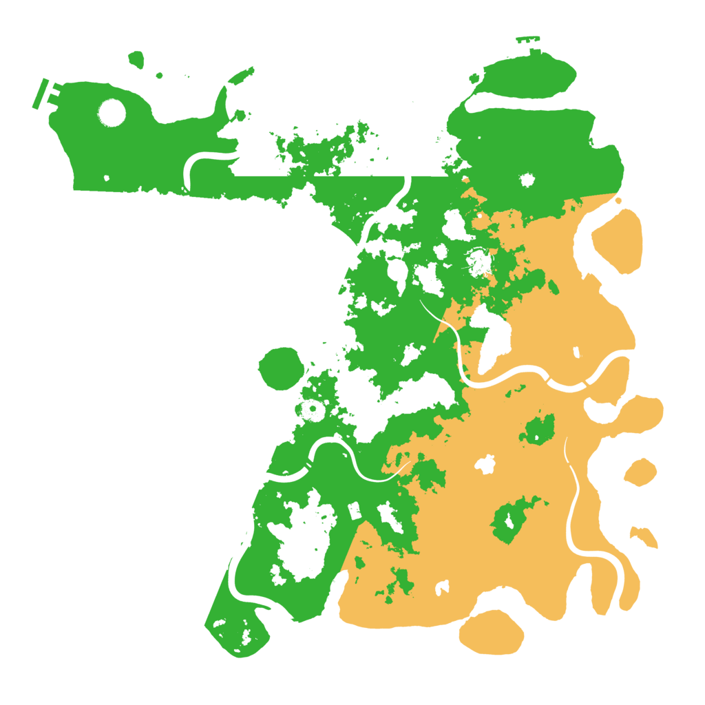 Biome Rust Map: Procedural Map, Size: 4500, Seed: 55298