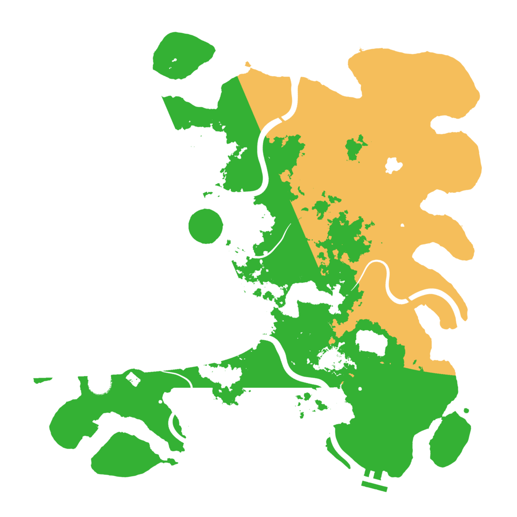 Biome Rust Map: Procedural Map, Size: 4000, Seed: 303215629