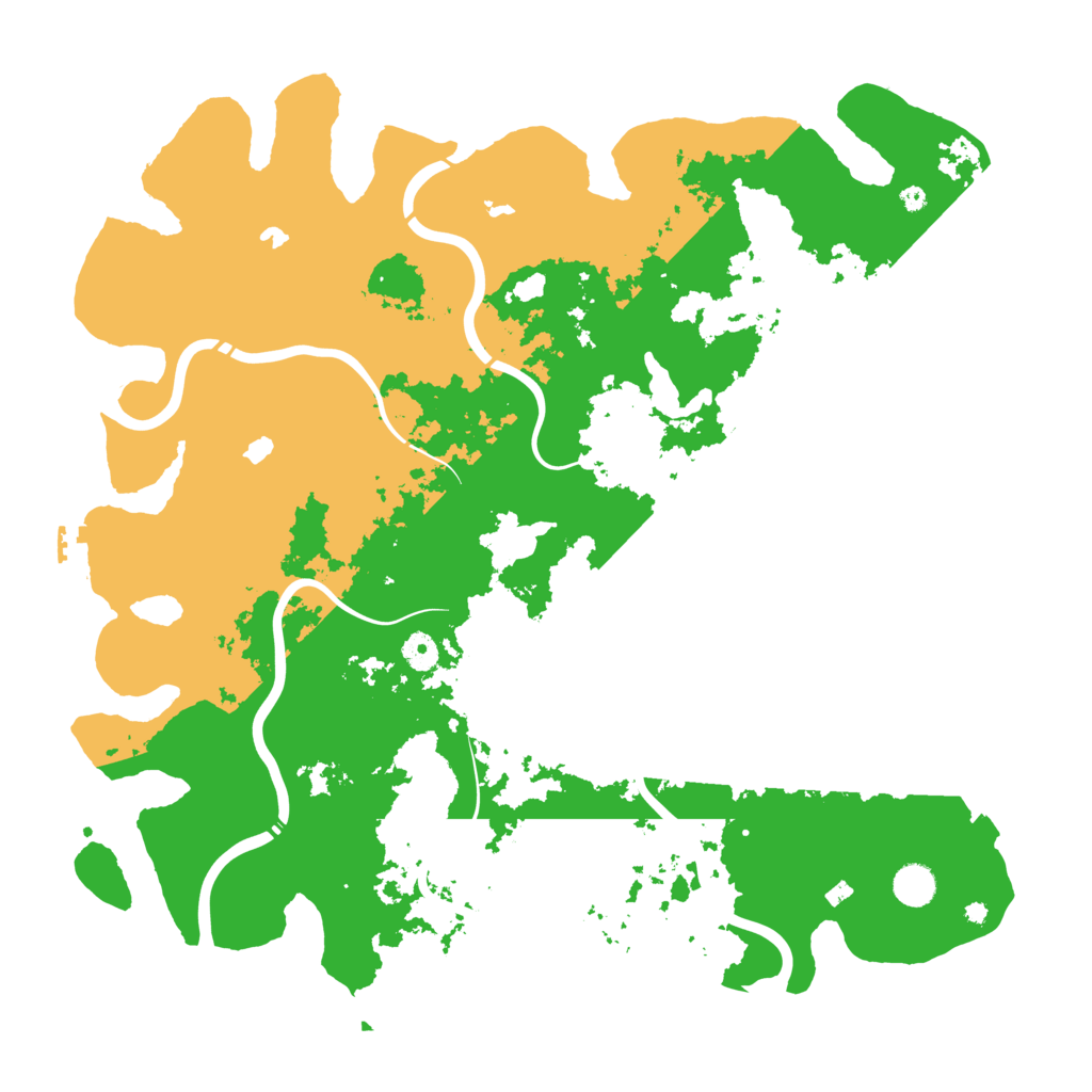 Biome Rust Map: Procedural Map, Size: 4500, Seed: 1927082685
