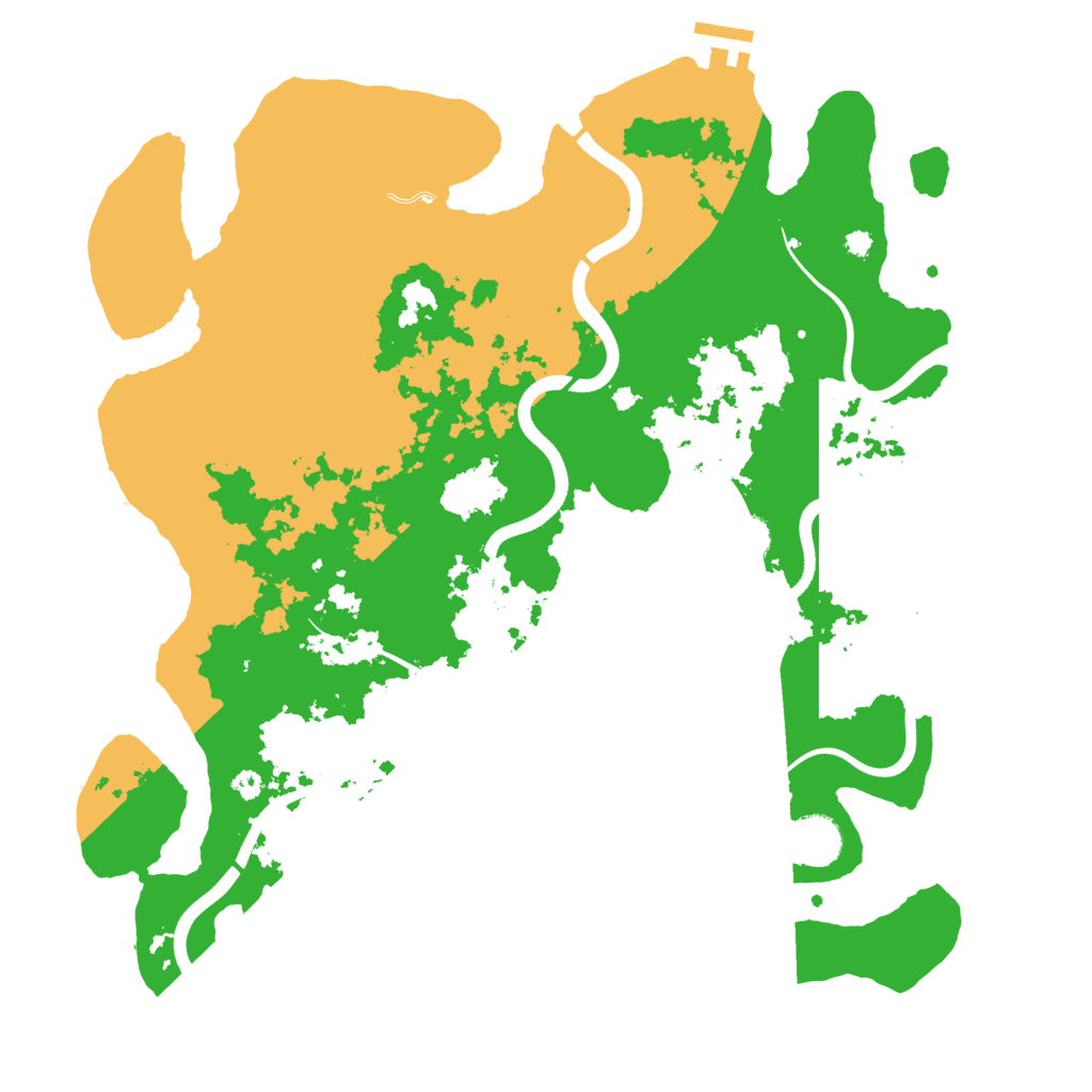 Biome Rust Map: Procedural Map, Size: 3750, Seed: 856227