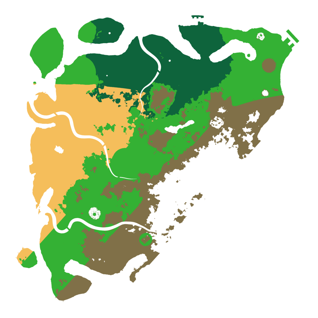 Biome Rust Map: Procedural Map, Size: 4000, Seed: 285512