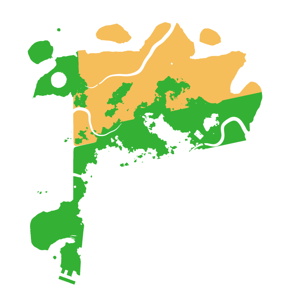 Biome Rust Map: Procedural Map, Size: 3500, Seed: 1571556532