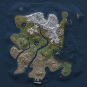 Thumbnail Rust Map: Procedural Map, Size: 2750, Seed: 57688346, 11 Monuments