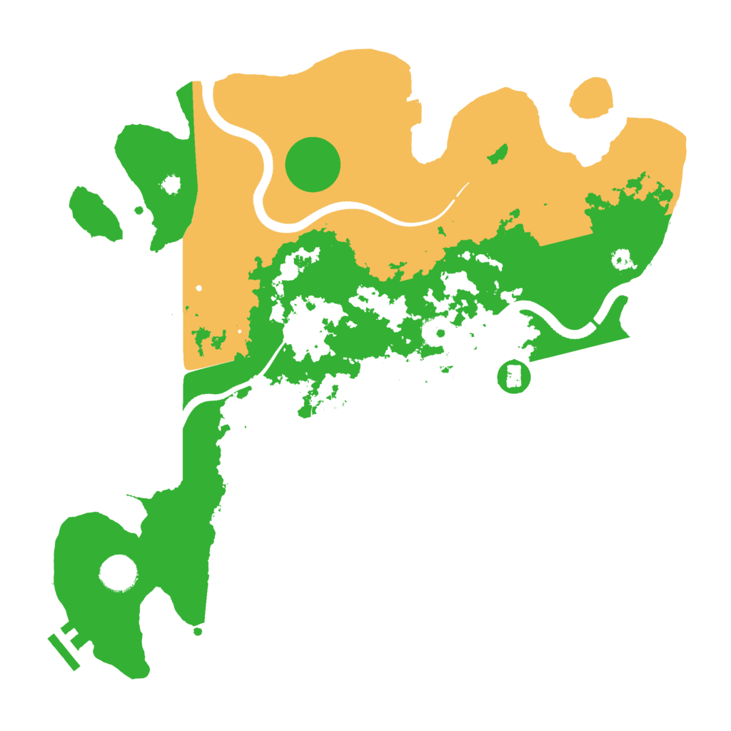 Biome Rust Map: Procedural Map, Size: 3500, Seed: 1818866791