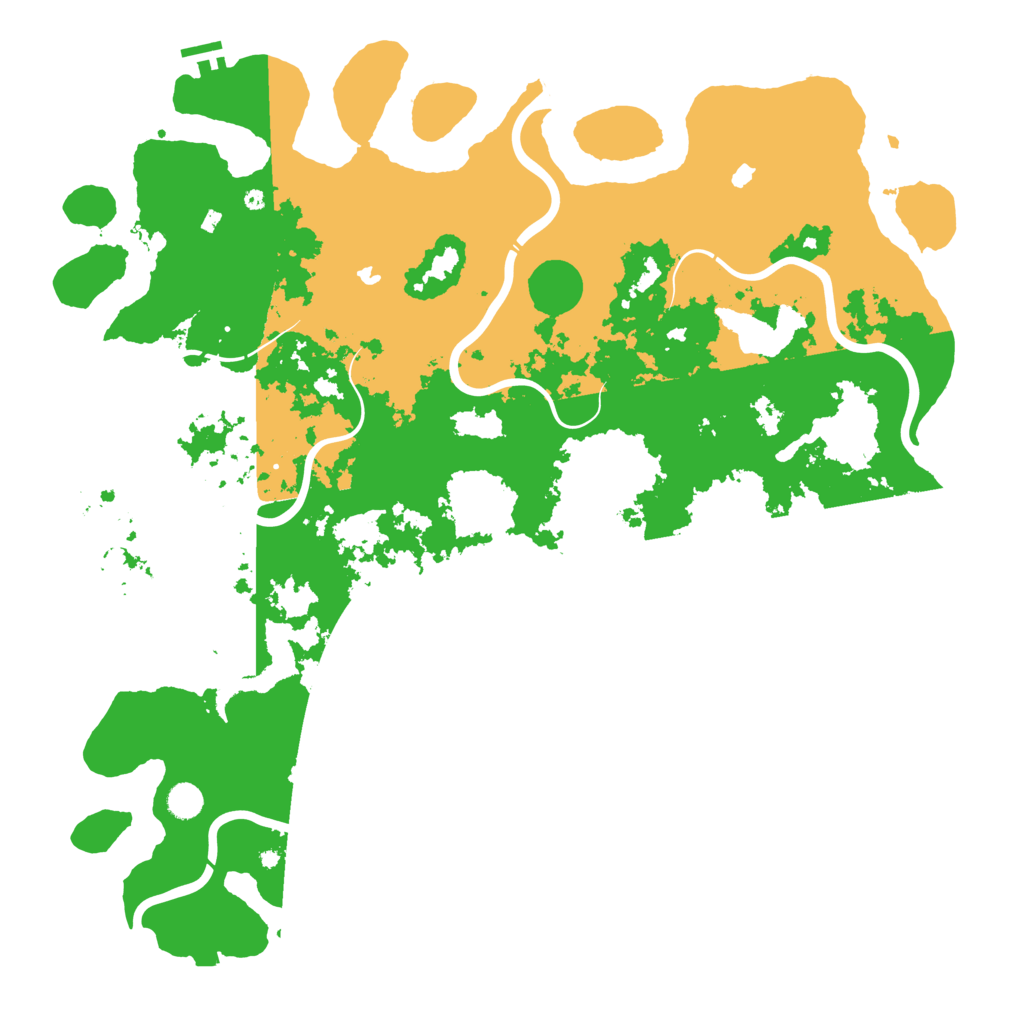 Biome Rust Map: Procedural Map, Size: 5000, Seed: 533508615