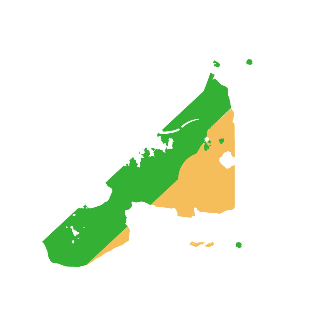 Biome Rust Map: Procedural Map, Size: 2100, Seed: 213254694