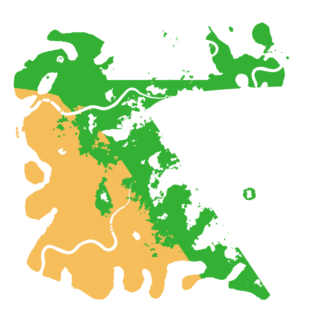 Biome Rust Map: Procedural Map, Size: 4500, Seed: 809928