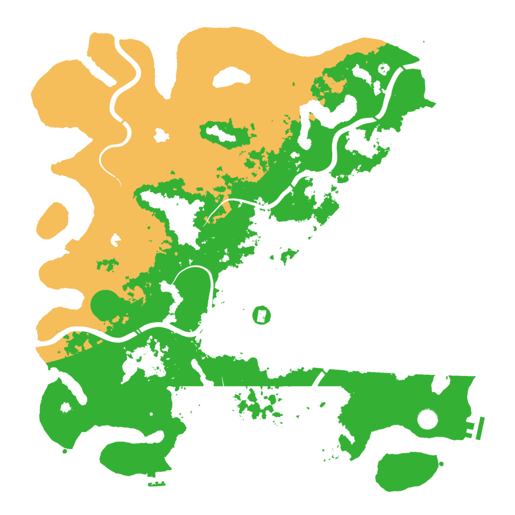 Biome Rust Map: Procedural Map, Size: 4500, Seed: 133856400
