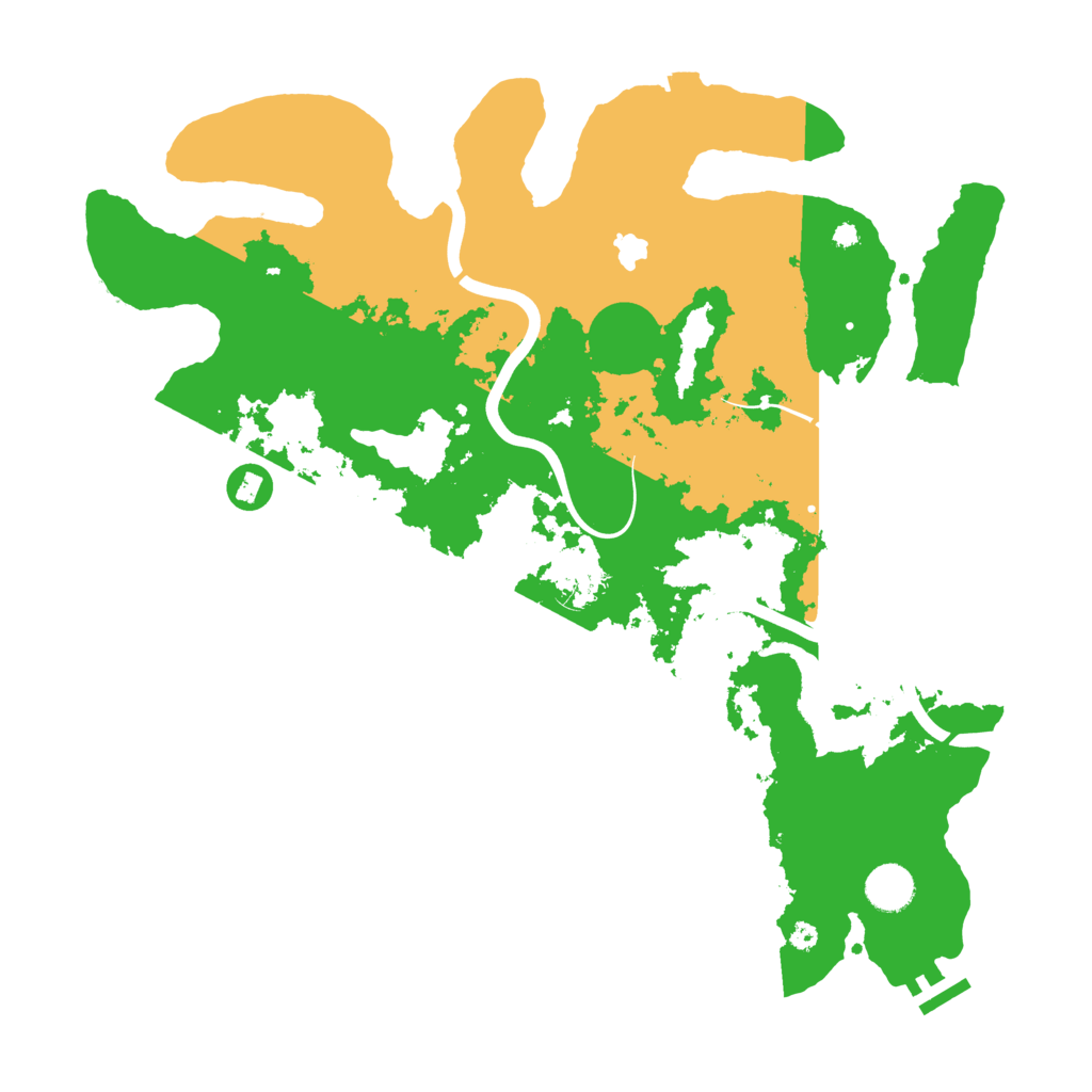 Biome Rust Map: Procedural Map, Size: 4000, Seed: 965490140