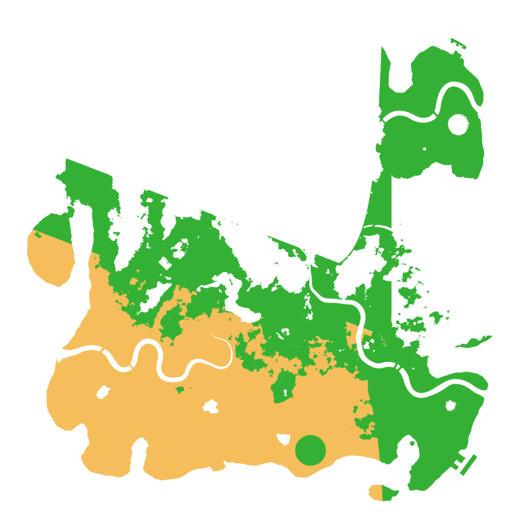 Biome Rust Map: Procedural Map, Size: 4500, Seed: 2121052030