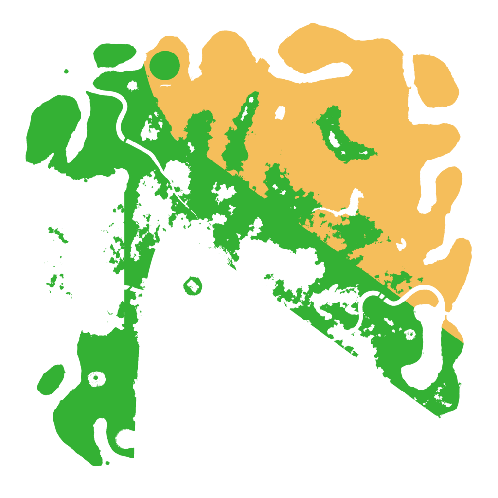 Biome Rust Map: Procedural Map, Size: 4500, Seed: 223558732