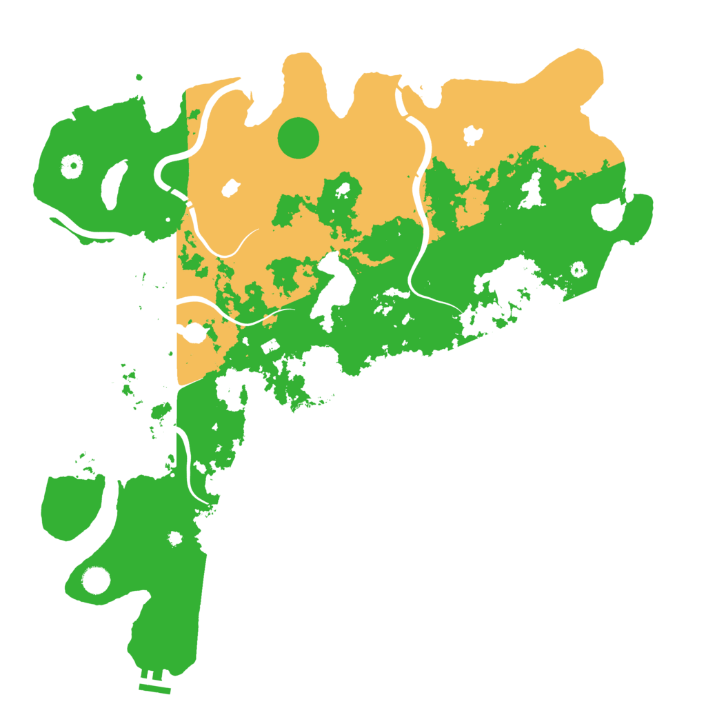 Biome Rust Map: Procedural Map, Size: 4500, Seed: 644622226
