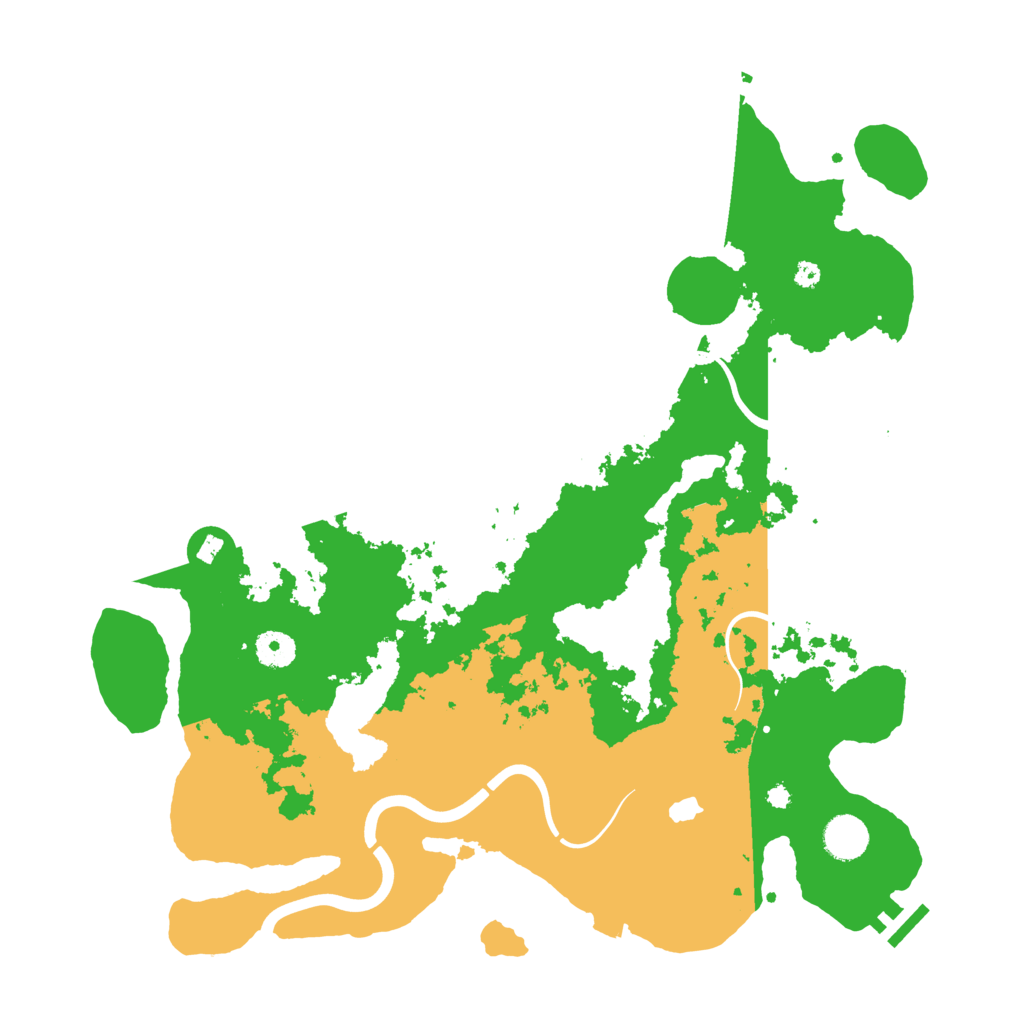 Biome Rust Map: Procedural Map, Size: 4000, Seed: 1460622715