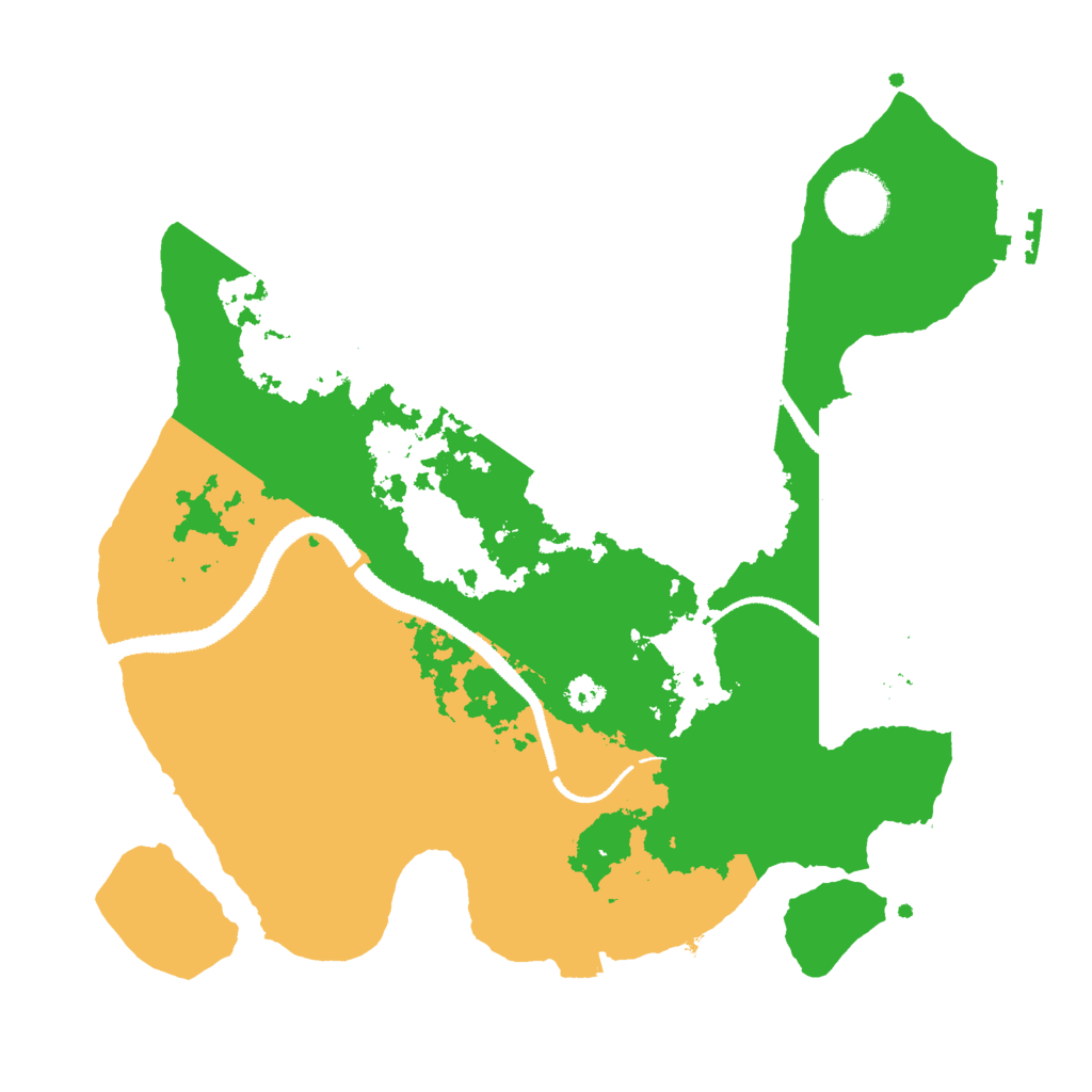 Biome Rust Map: Procedural Map, Size: 3000, Seed: 843700487