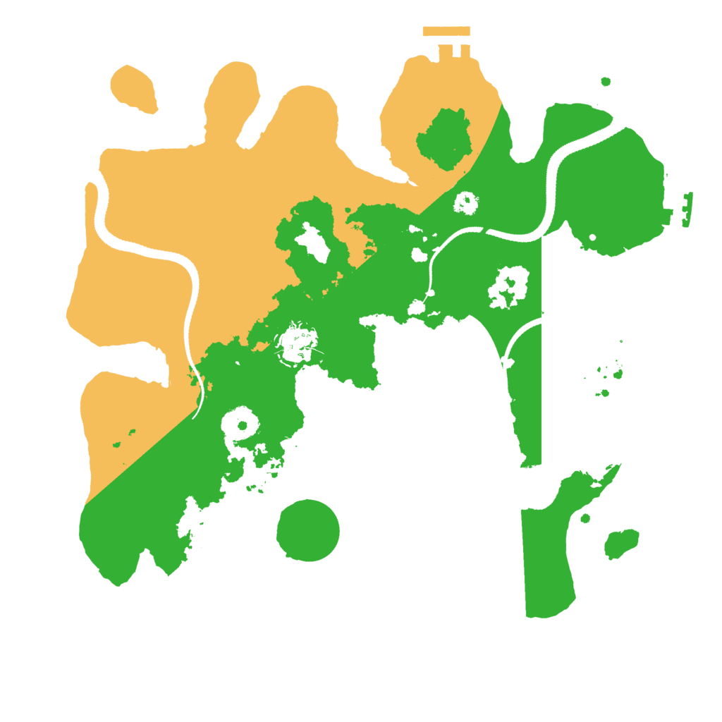Biome Rust Map: Procedural Map, Size: 3100, Seed: 179936